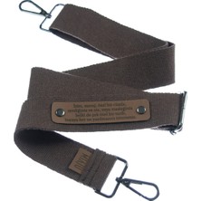 Koyu Kahve Renk, Kişiye Özel, Uzunluğu Ayarlanabilir 200 cm Çanta Kayışı, Kurumsal Firmalara Uygun