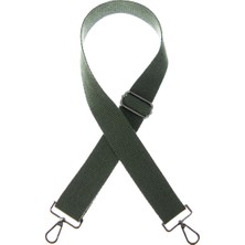 Miawiki Koyu Yeşil Renk, 165 cm Uzunlukta, Siyah Metal Aksesuarlı, Kıyafet Kombinine Uygun Omuz Askısı