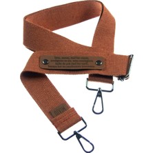 Miawiki Kiremit Renk, Kişiye Özel Benzersiz Omuz Askısı, Çanta Kayışı, Sevgiliye Hediye, 120 cm Uzunluğunda