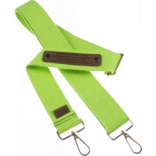 Miawiki Neon Yeşil Renk, Müziğe Gönül Verenler Için Özel Tasarım Çanta Askısı, 160 cm Kişiye Özel Dokunuş