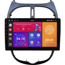 SmartGO Peugeot 206 Android Multimedya Sistemi (2006-2011) 8+128 GB  Wİ-Fİ (Yazılımsal)