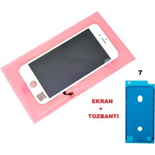 Tkgz Iphone 7 LCD Ekran Dokunmatik (+Tozbantı Lw Marka) Beyaz
