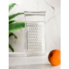 Akrilik Şeffaf  El Kesmeyen Hazneli Rende