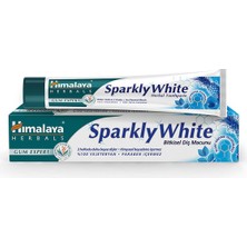 Himalaya Işıltılı Beyazlık Bitkisel Diş Macunu, Florürsüz, Parabensiz, Bitkisel Enzim, 75 ml
