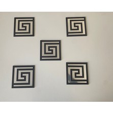 Pinnik Store Duvar Dekoru Gümüş