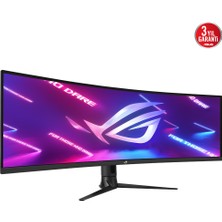 Asus ROG STRIX XG49WCR 49 1MS 165HZ 5120x1440 ELMB, HDR 400, 90% DCI-P3, RJ45, AKILLI KVM, YUKSEKLIK AYARI Monitör