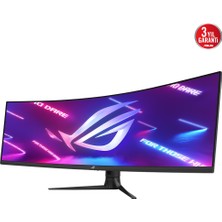Asus ROG STRIX XG49WCR 49 1MS 165HZ 5120x1440 ELMB, HDR 400, 90% DCI-P3, RJ45, AKILLI KVM, YUKSEKLIK AYARI Monitör