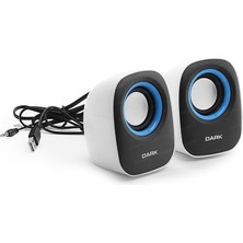Dark SP100B 1+1 Multimedia USB Speaker Siyah