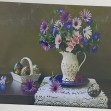 5d Yapışan Boncuk Goblen 30 x 40 cm Mozaik Tablo Pano 60311