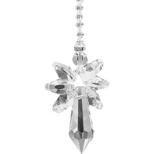 Auralia Brevity Modern Gökkuşağı Kristal Melek Çakra Suncatcher Araba Charm Kolye Otomatik Dikiz Aynası Asılı Dekor Için - Şeffaf (Yurt Dışından)
