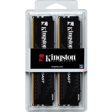 Kingston Beast 32GB 6800MT/S Ddr5 CL34-45 Dımm (16GBX2) Masaüstü Ram KF568C34BBK2-32TR