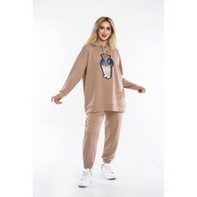 Monox Kadın Oys Paça Lastikli Modal Takım
