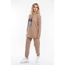 Monox Kadın Oys Paça Lastikli Modal Takım