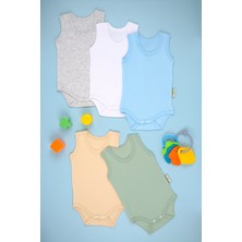 5'li Pamuklu Atlet Çıtçıt Body Zıbın