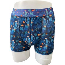 Erkek Karışık Pamuklu Esnek 4'lü Boxer Paketi 2304