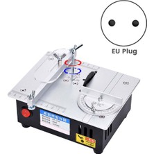 Mini Masa Testeresi Ahşap Işleme Elektrikli Tezgah Kendin Yap Modeli El Sanatları Kesme Aleti 96W Masaüstü Testereler Ab Fişi (Yurt Dışından)