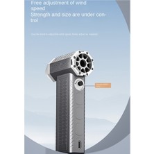 Hava Üfleyici 130000RPM Turbofan Mini Turbo Jet Fan Fırçasız Motor El Tipi Kanal Taşınabilir Şarj Temizleme Araba Kurutma Makinesi (Yurt Dışından)