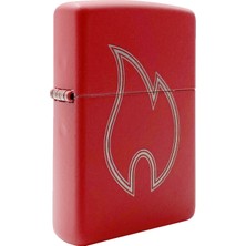 Zippo Red Flame Dizayn Çakmak