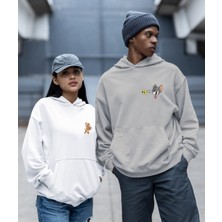 Terzili Giyin   Çift Sevgili Kombini  Tom ve Jerry  Kapşonlu Sweatshirt Ikili Set