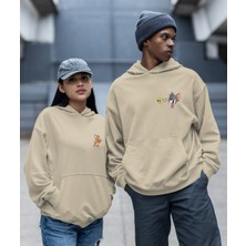 Terzili Giyin   Çift Sevgili Kombini  Tom ve Jerry  Kapşonlu Sweatshirt Ikili Set