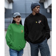 Terzili Giyin   Çift Sevgili Kombini  Tom ve Jerry  Kapşonlu Sweatshirt Ikili Set