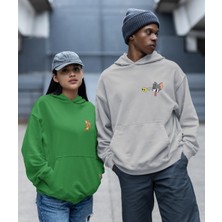 Terzili Giyin   Çift Sevgili Kombini  Tom ve Jerry  Kapşonlu Sweatshirt Ikili Set