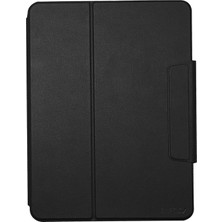 Raptic Apple iPad Air 11 2024 Standlı Kalem Bölmeli Kılıf Raptic Spin Detachable Folio Pu Ayrılabilir Siyah