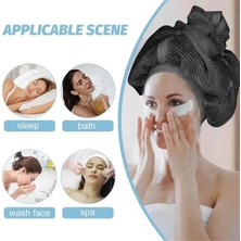 Alchemy Kıvırcık Saç Kurutma Şapkaları Duş Bonesi Ayarlanabilir Ağ Plopping Bonnet Hızlı Havlu Şapkalar Banyo Aksesuarları,a (Yurt Dışından)