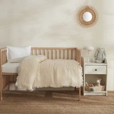 Karaca Home Bebek  Pamuk Lily Bebek Battaniye Ekru
