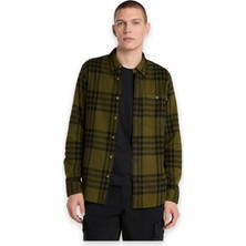 Timberland TB0A6V4X Midweight Flannel Check Gömlek Erkek Gömlek