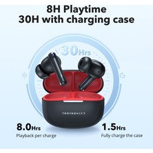 TAOTRONICS Ipx5 Suya Dayanıklı Bluetooth 5.3 Enc Usb-C Şarjlı Tws Kulaklık TT-BH1120