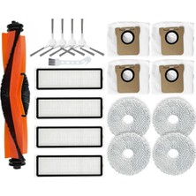 Meilianhao X20 Plus X20+ Robot Süpürge Mian Yan Fırça Filtresi Paspas Toz Torbaları Yedek Parçaları (Yurt Dışından)