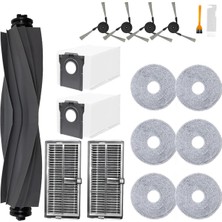 Meilianhao X40 Ultra / Pro S30 Elektrikli Süpürge Ana Yan Fırça Filtre Paspaslar Toz Torbaları Yedek Parçalar (Yurt Dışından)