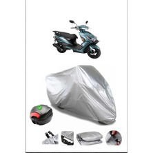Arora Quantum 125 Arka Çanta Uyumlu Motosiklet Branda Su Geçirmez Dayanıklı Kumaş