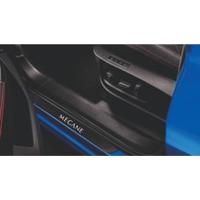 Renault 2004-2010 Megane Old Karbon Kapı Eşiği 4 Parça Paslanmaz Çelik