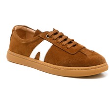 Kadın Sneaker ( Günlük) MAR-25Y-192-4003 John May Taba Süet-Beyaz Cilt