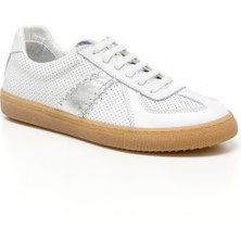 Kadın Sneaker ( Günlük) MAR-25Y-192-5100 John May Beyaz-Gümüş