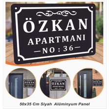 Apartman - Villa - Inşaat Tabelası – 50X35 cm Alüminyum Kompozit