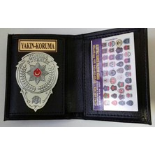 Aldatmaz Yakın Koruma Rozetli Cüzdan Satınal.sadece Yakın Koruma Pers Satın Alabılır.sıvıle Satılmaz.