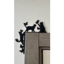 Berangaria Kenar Askısı Her Yerde Kullanılabilir Kedi Süsü Kenarlık