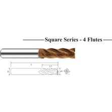 Frayza Düz Elmas Freze - Squere Series