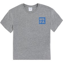 U.S. Polo Assn. Erkek Çocuk Kırmızı Comfort Basic Bisiklet Yaka Tişört 50295447-VR086