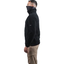 Wolftrap Tactical Siyah 5 Cepli Polar Ceket, Rahat ve Esnek Polar Mont