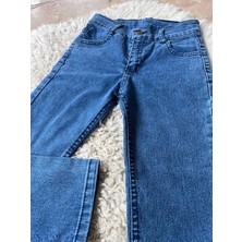 Linoş Kids Unisex Çocuk Jean Pantolon Gizli Ayarlanabilir Bel Unisex Kot Pantolon