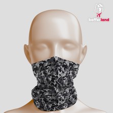 Bufferland Gri Kamuflaj Buff Maske