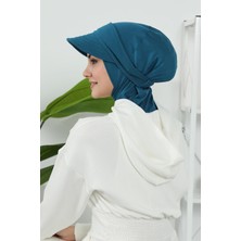 Aisha's Design Çıkarılabilir Siperlikli Bone,türban,b-82