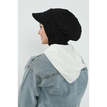 Aisha's Design Çıkarılabilir Siperlikli Bone,türban,b-82