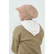 Aisha's Design Çıkarılabilir Siperlikli Bone,türban,b-82