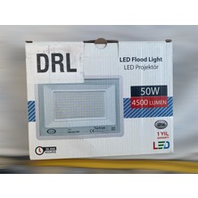 Drl Lighting 50W LED Projektör – IP66, 4500 Lümen, 30.000 Saat Dayanıklılık