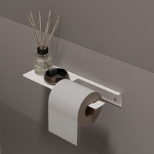 Aybi Dekor Banyo Tuvalet Kağıtlık Dekoratif Düzenleyici Tablalı Metal
